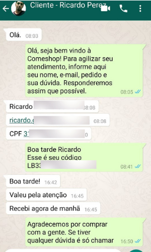 A Loja Comeshop é confiável? 