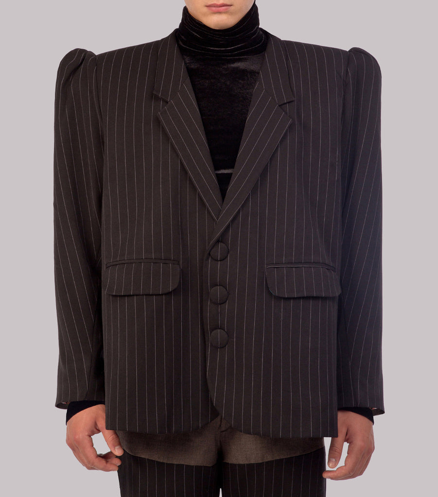 pinstriped jackets