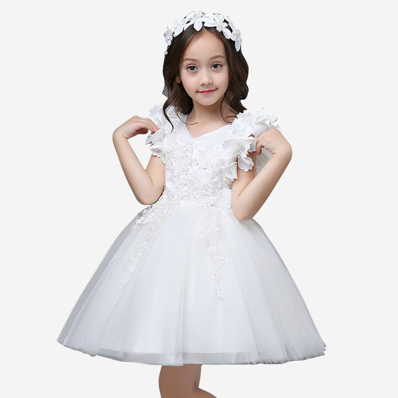 LZH® New Girl Princess Pettiskirt Children Wedding Dress Christmas Dress - LZH Fashion Kids