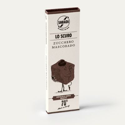 Sabadi Organic Modica Chocolate w/ Mascobado Sugar 50g