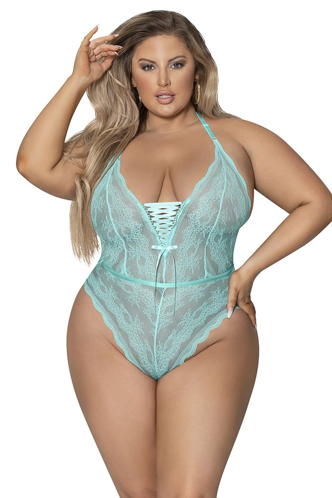 Mesh &amp; Lace Teddy