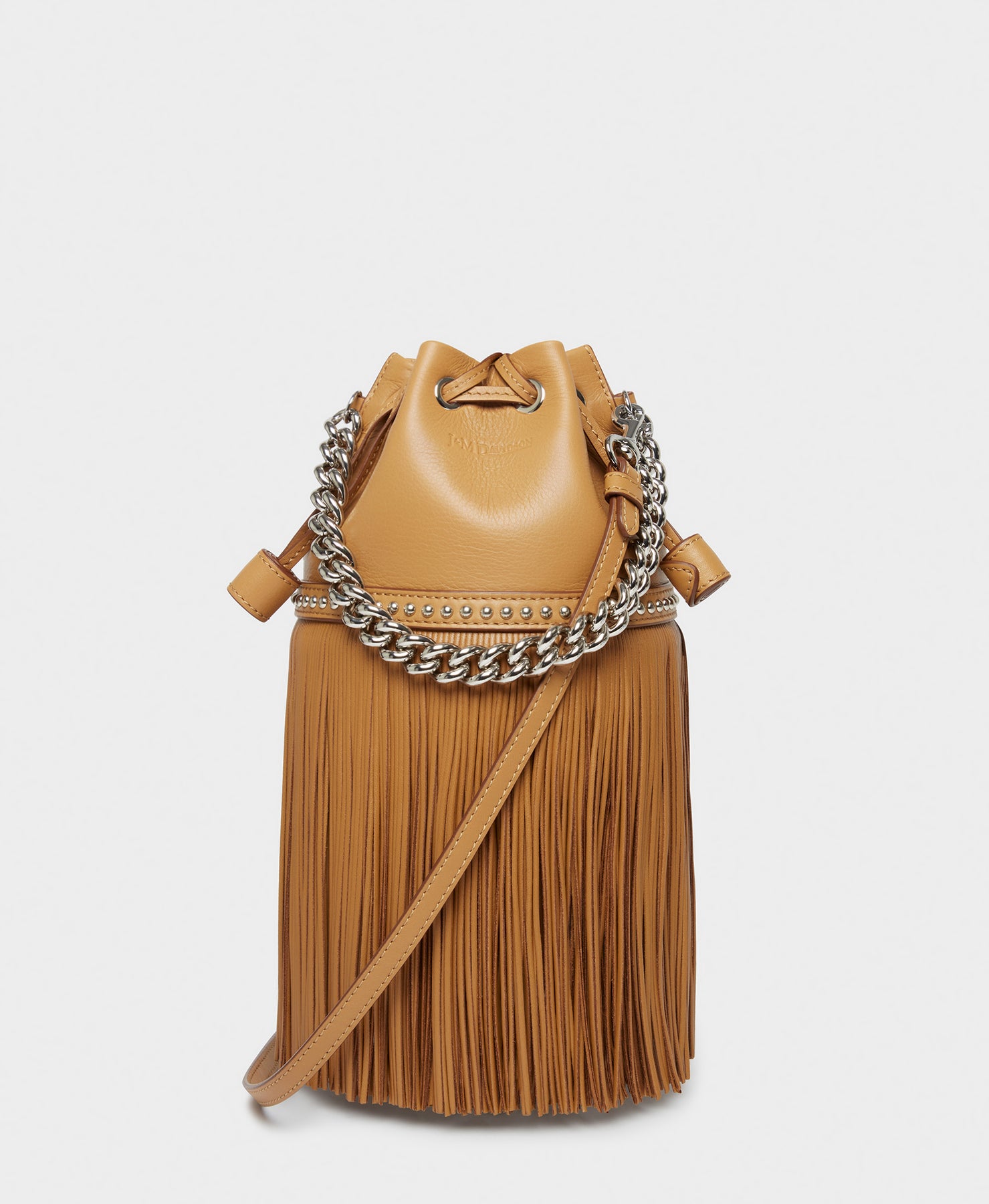 Designer Toffee Mini Fringe Carnival Bag | J&M Davidson