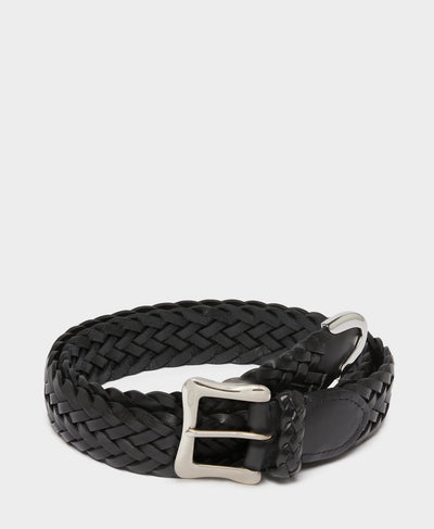 Designer Black New Envelope Buckle Belt 25mm | J&M Davidson