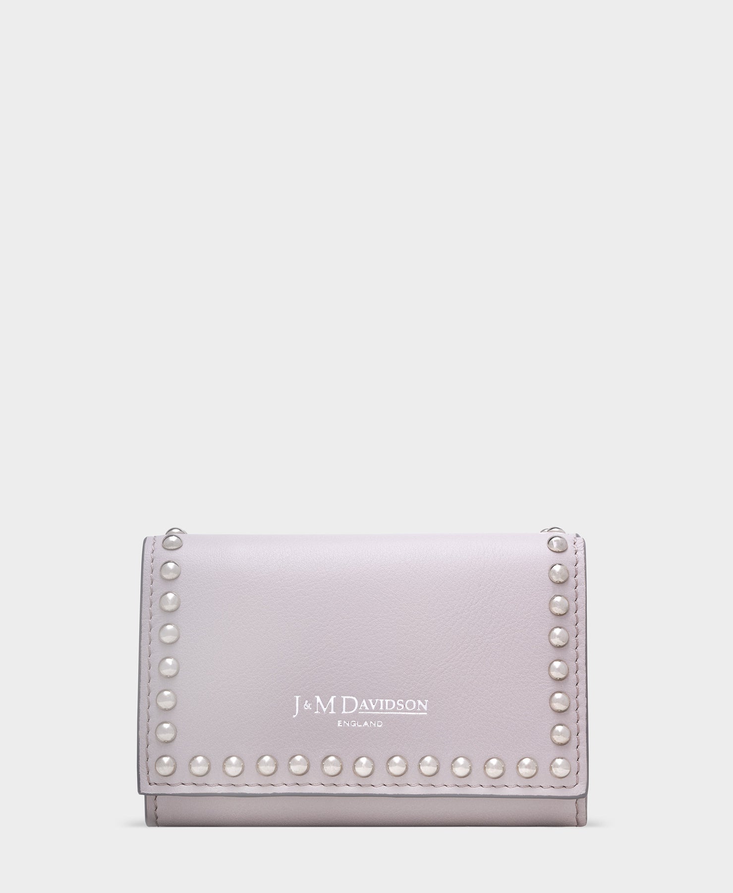 Designer Black Fold Wallet with studs | J&M Davidson