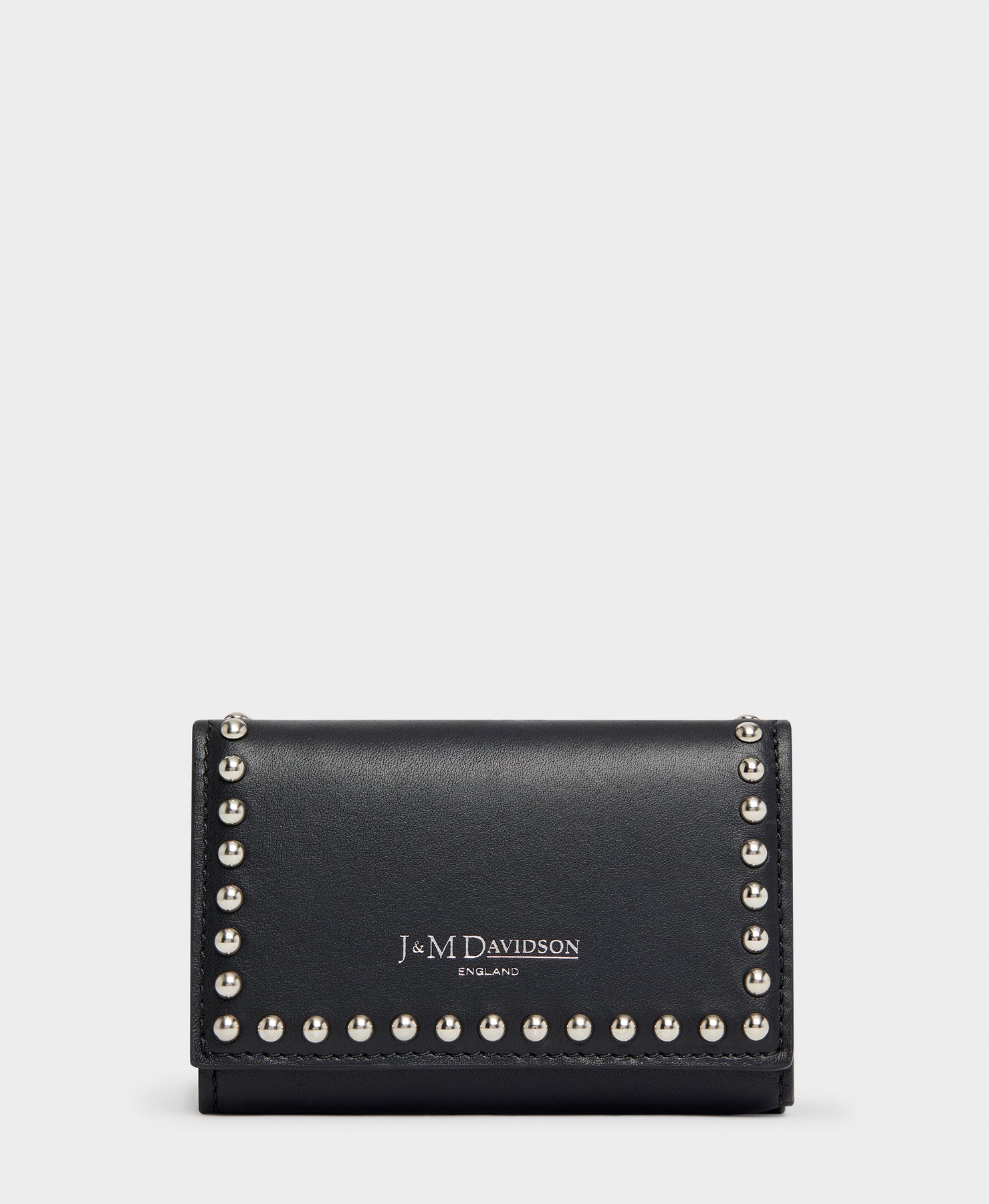 Designer Toffee Fold Wallet with Studs | J&M Davidson