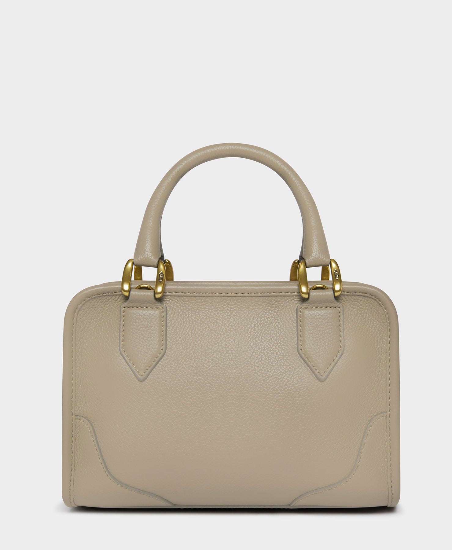 Designer Light Grey Mini Cube Mia Bag | J&M Davidson