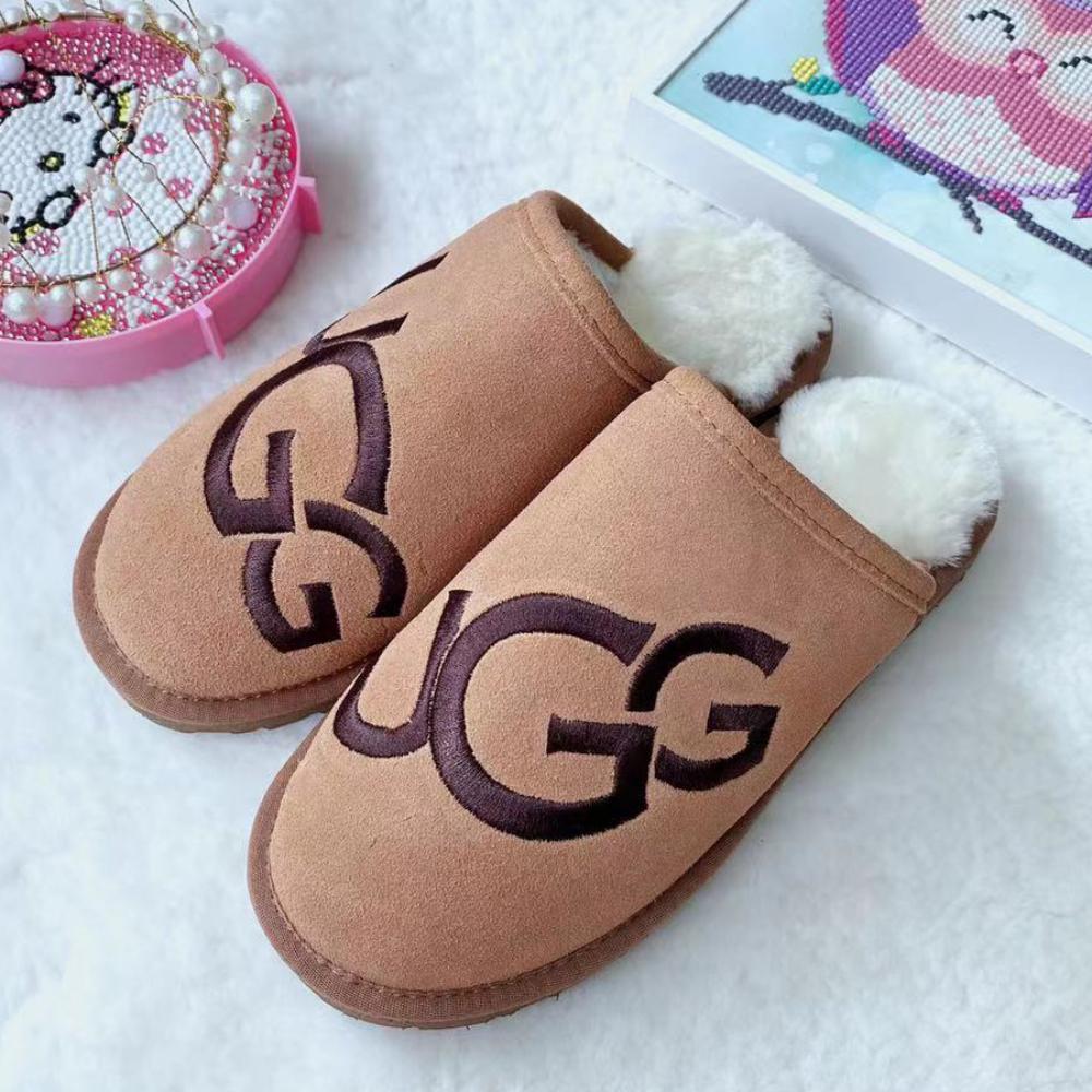 UGG embroidered letters new product Baotou slippers sandals Boot