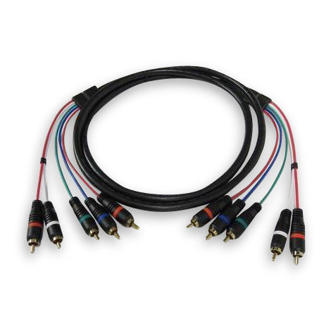 YPbPr Component Cable for Wii and Wii U - HD Retrovision - Stone