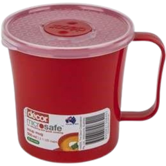 A Décor Microwave 500ml Soup Mug for dipping chocolate topping