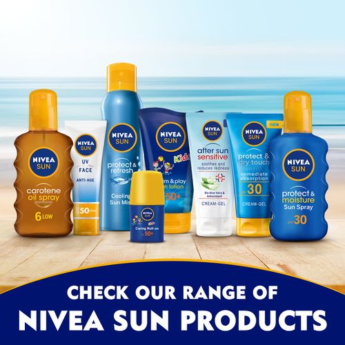 bidden Gewoon laag Nivea SUN Protect & Moisture Water Resistant Sun Spray - SPF 30+ - 200 –  MogaShop