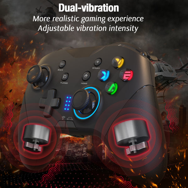 Wired Gaming Controller Pc Gamepad Joystick Dual Vibration Programm Madethebest