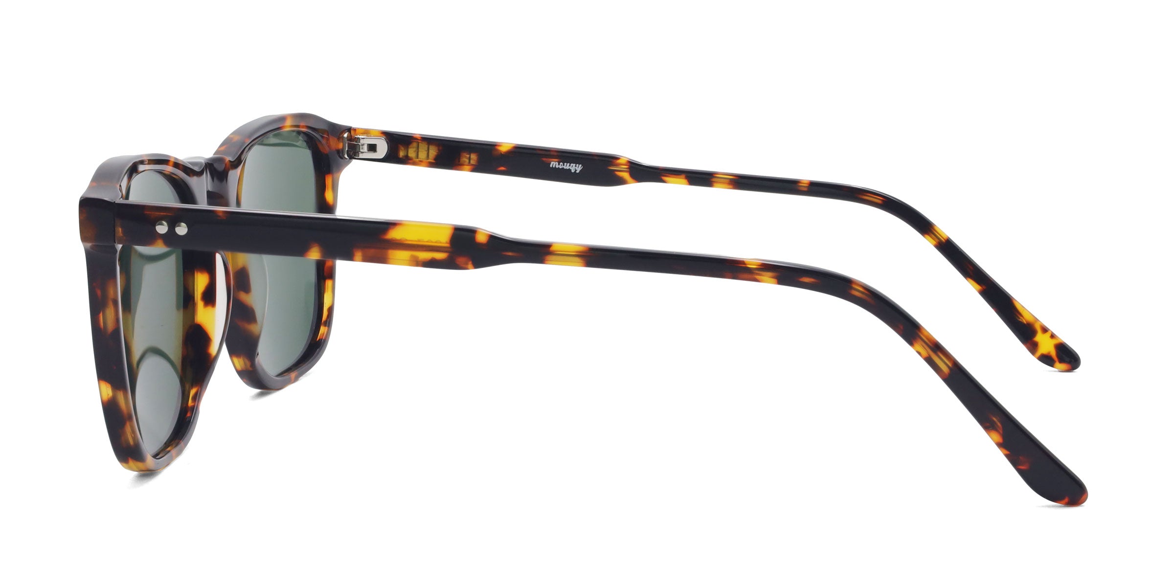 foxy square black eyeglasses frames side view