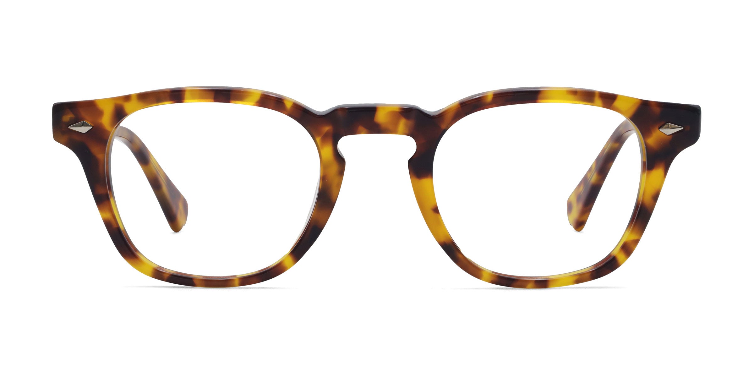 Glimmer Square Tortoise eyeglasses frames front view