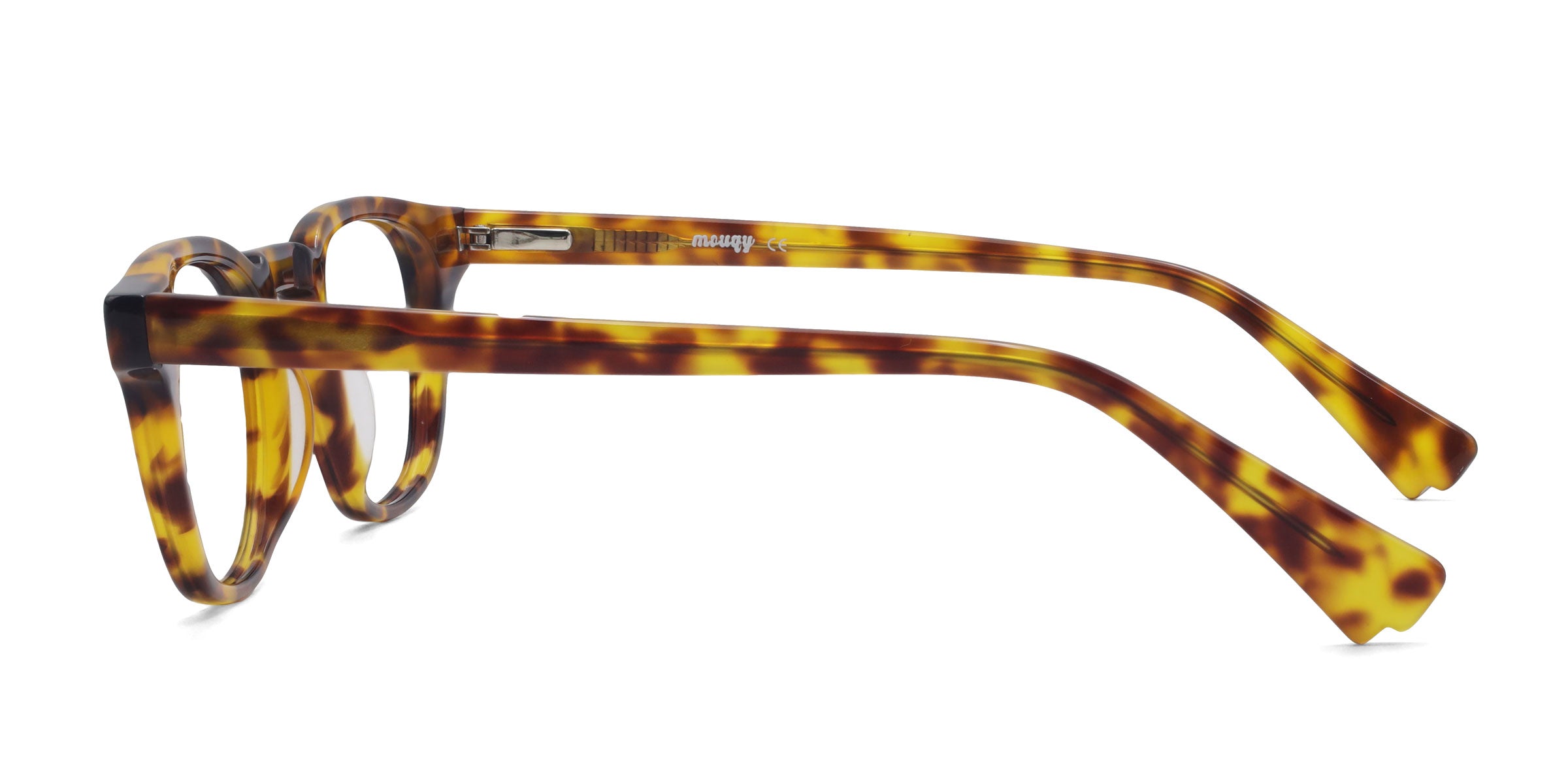 Glimmer Square Tortoise eyeglasses frames side view