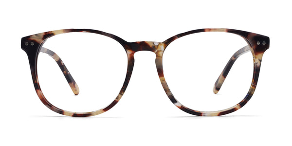 halo square tortoise eyeglasses frames front view