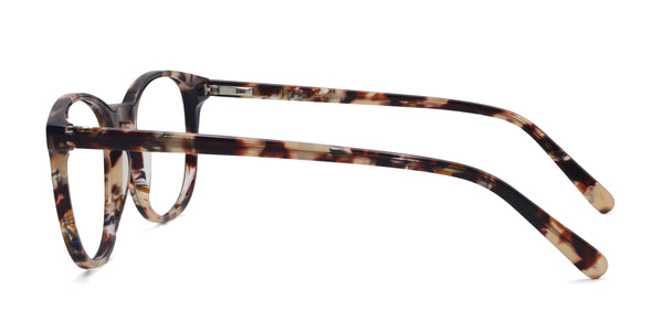 halo square tortoise eyeglasses frames side view