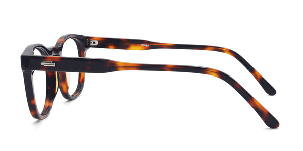ivy square tortoise eyeglasses frames side view