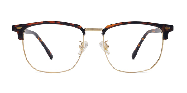 opulance browline tortoise eyeglasses frames front view