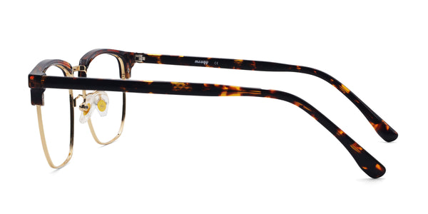 opulance browline tortoise eyeglasses frames side view