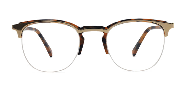 parade round tortoise eyeglasses frames front view