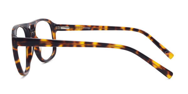 ray aviator tortoise eyeglasses frames side view