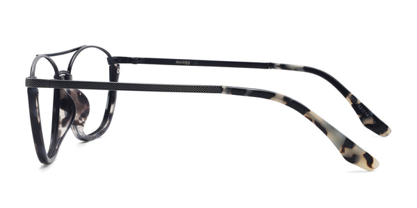 riviera aviator gray eyeglasses frames side view