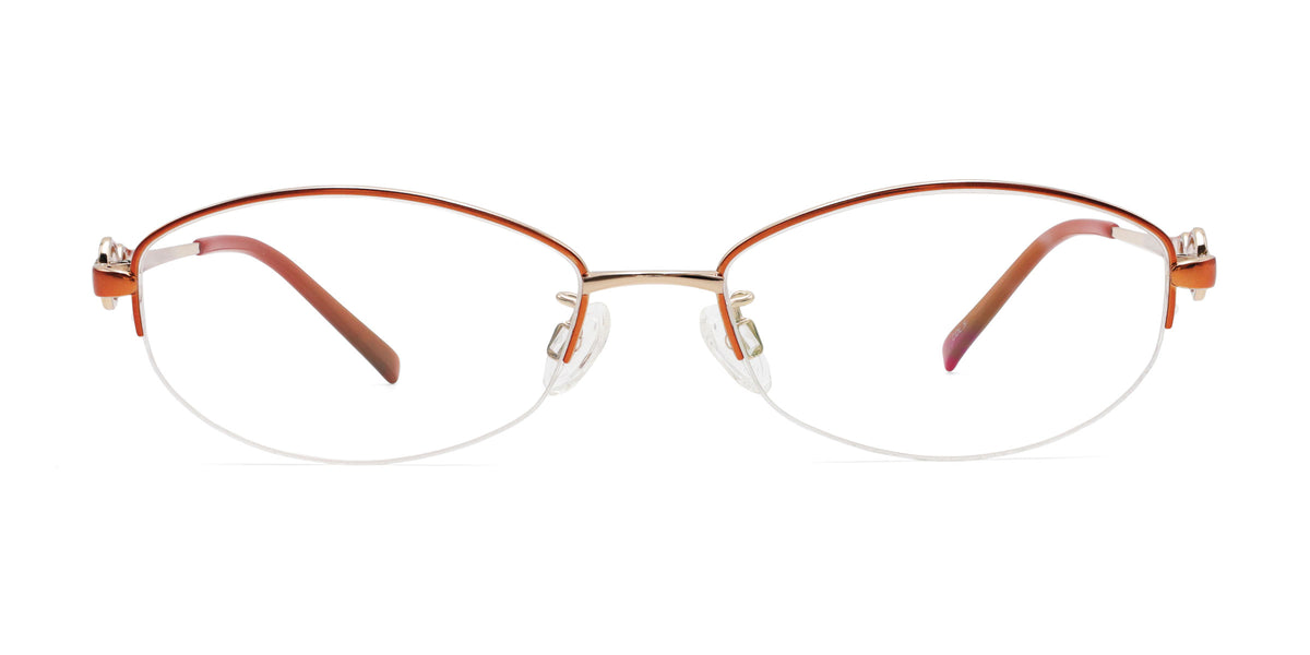 sapphire eyeglasses frames front view 