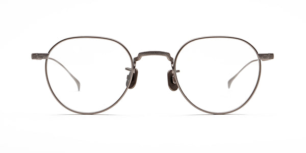 neat matte bronze eyeglasses frames front view