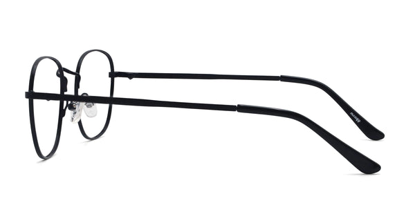 alex square black eyeglasses frames side view