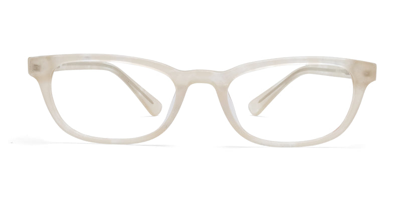 ally rectangle yellow eyeglasses frames front view