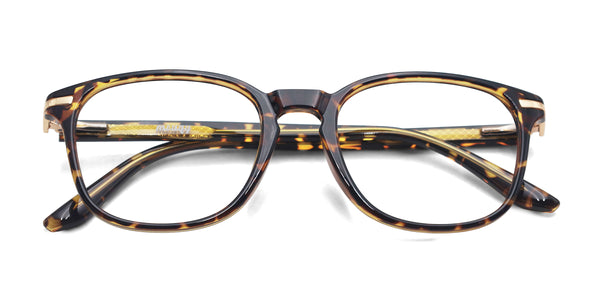 altrist square tortoise eyeglasses frames top view