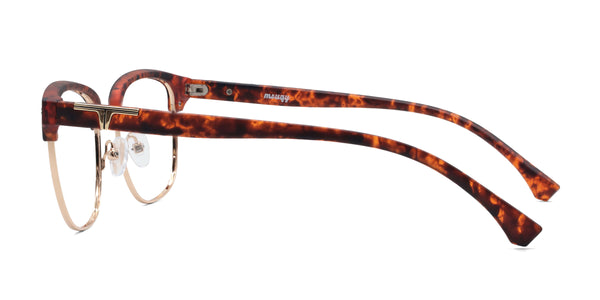 artist browline tortoise eyeglasses frames side view