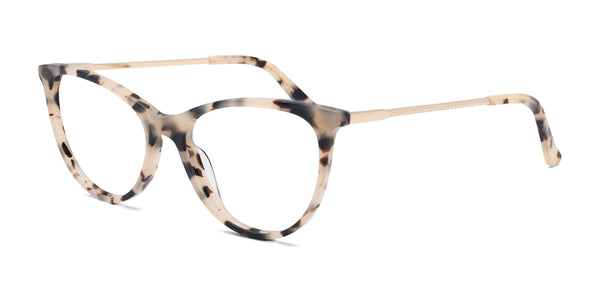 bloom cat eye tortoise eyeglasses frames angled view