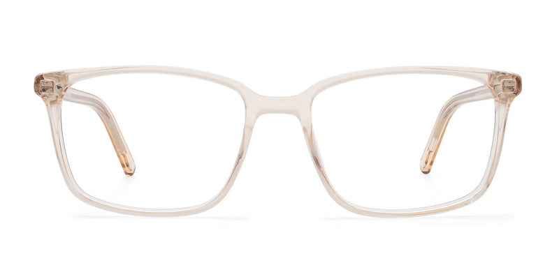 botree rectangle pink eyeglasses frames front view