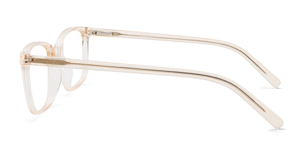 botree rectangle pink eyeglasses frames side view