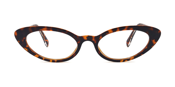 candid cat eye tortoise eyeglasses frames front view
