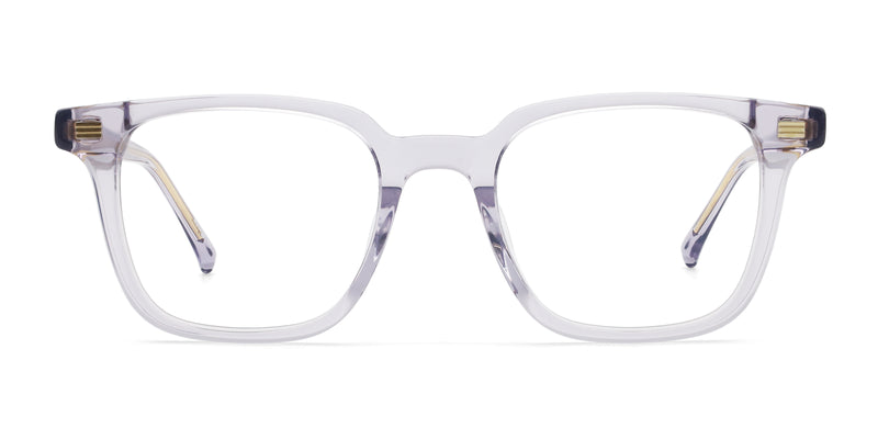 cherish square purple eyeglasses frames front view