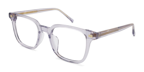 cherish square purple eyeglasses frames angled view