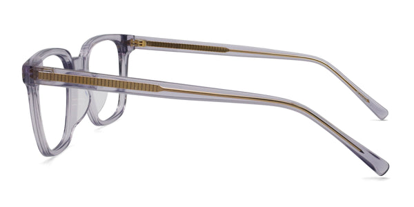 cherish square purple eyeglasses frames side view