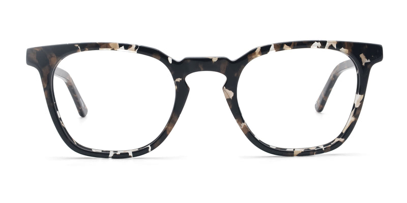 cozy square tortoise eyeglasses frames front view