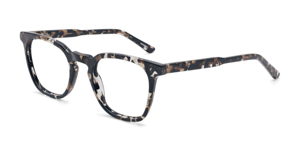 cozy square tortoise eyeglasses frames angled view