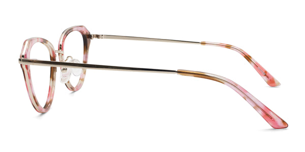 element cat eye red eyeglasses frames side view