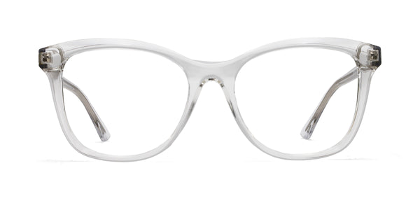 embrace cat eye transparent eyeglasses frames front view