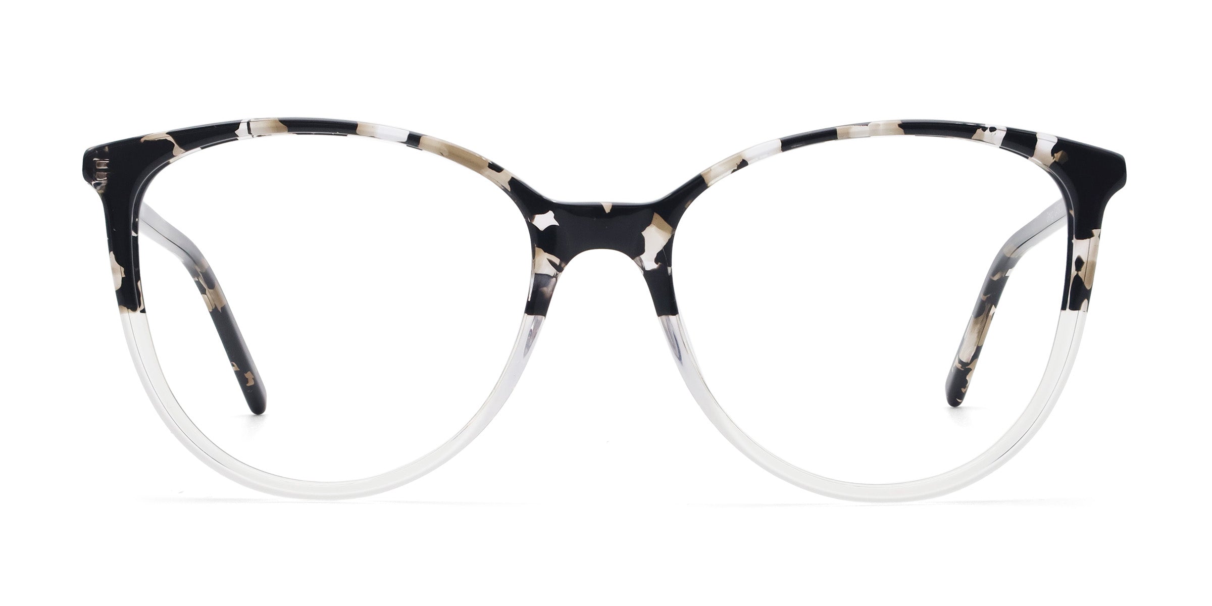 Ginkgo Oval Tortoise eyeglasses frames front view