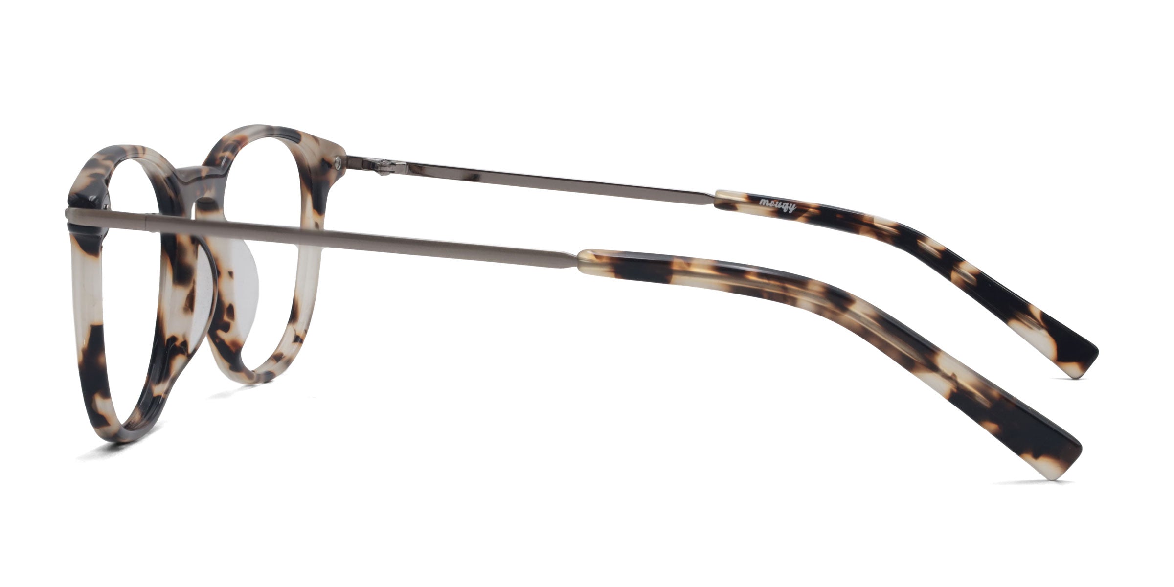 hannah square tortoise eyeglasses frames side view