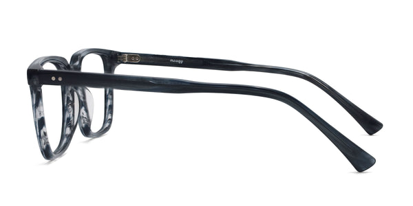 hype square stripe gray eyeglasses frames side view