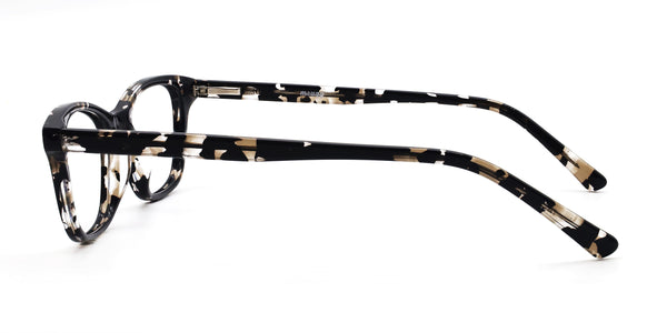 ian rectangle tortoise eyeglasses frames side view