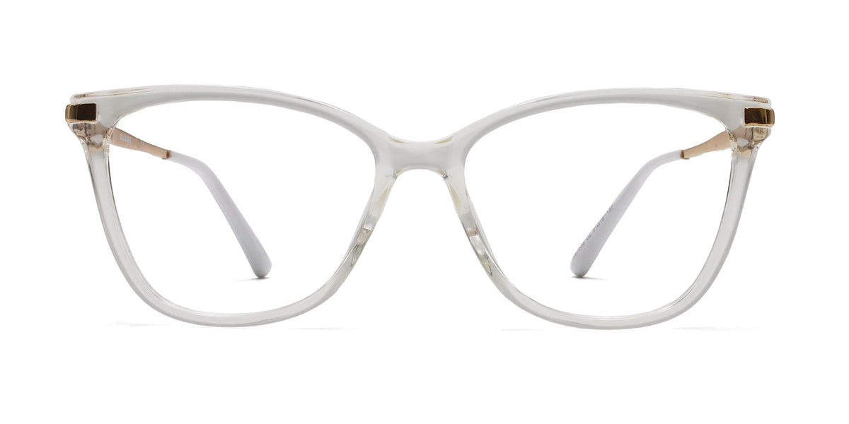 ivory eyeglasses frames front view 