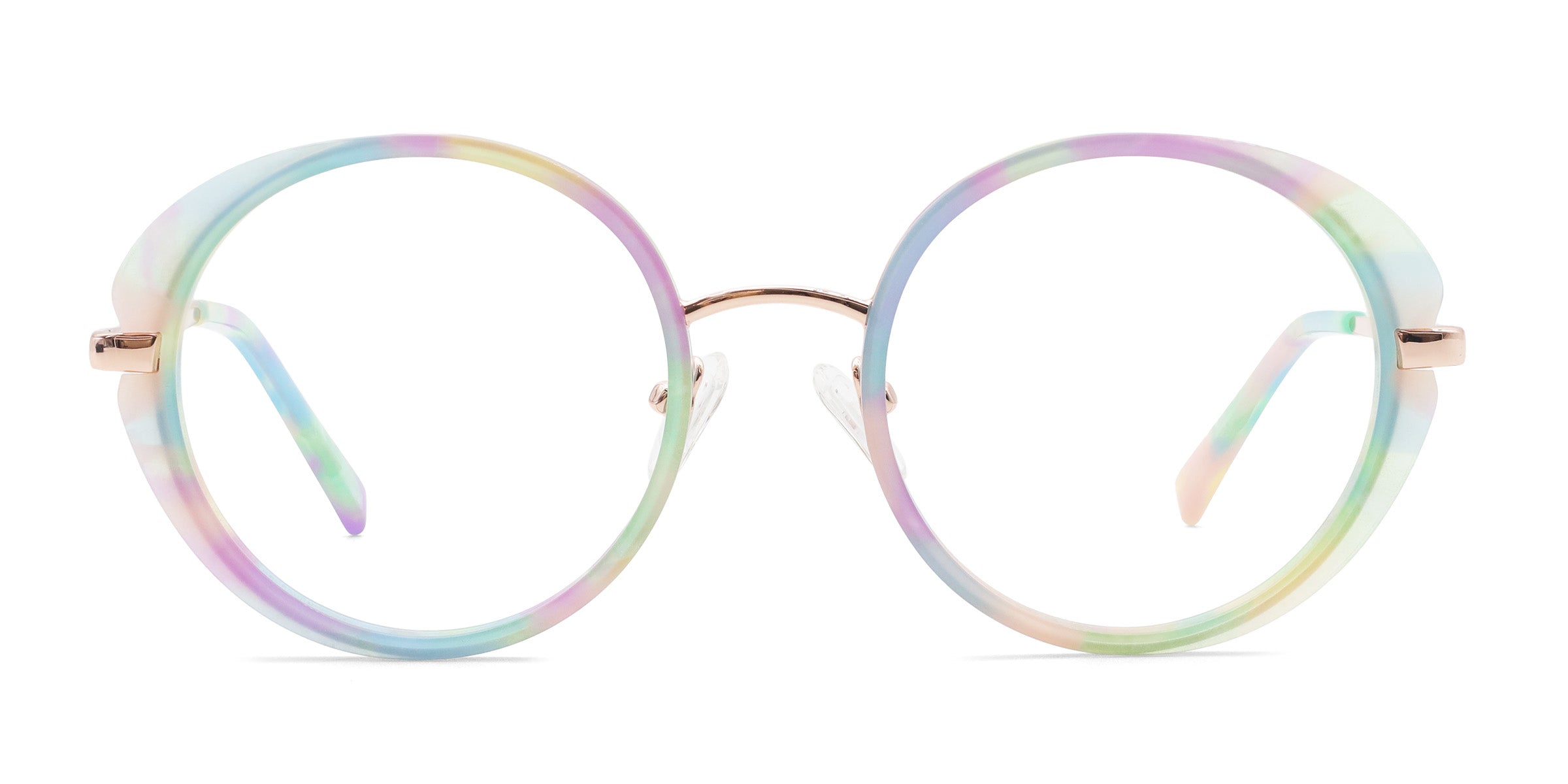 Noble Round Sliver Eyeglasses - Mouqy Eyewear