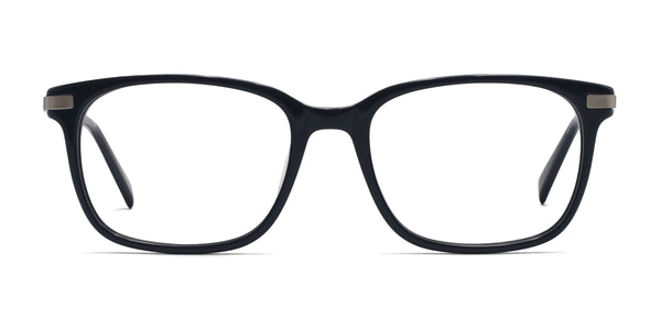 joe rectangle black eyeglasses frames front view